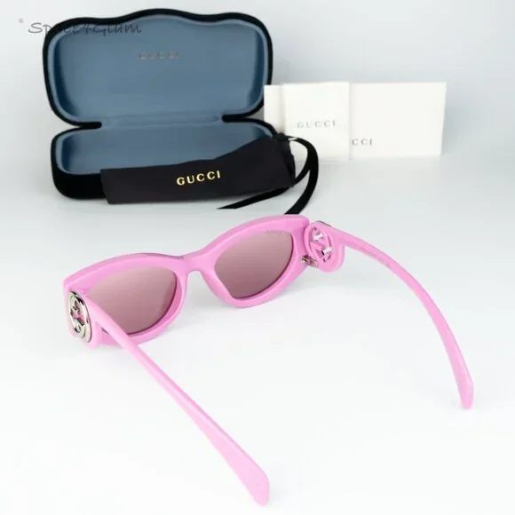 BRAND NEW Gucci GG1691S 003 Pink Mirror Women Oval  display picture 1